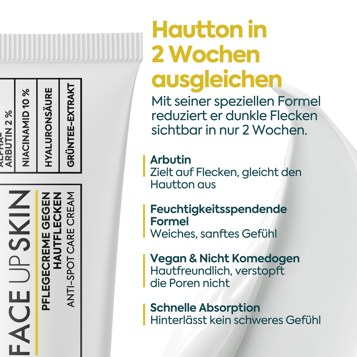 Clasy Care Aufhellende Anti-Flecken-Creme – FACEUPSKIN® Spot Cream 40 ml