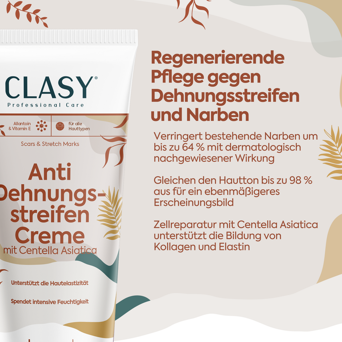 Clasy Care Perfekte Regeneration gegen Narben & Dehnungsstreifen – 100 ml