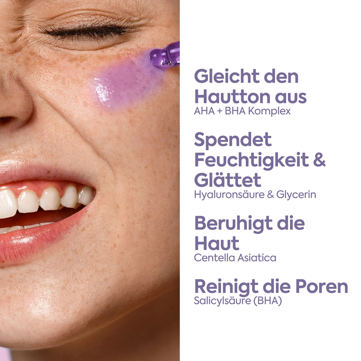 Clasy Care Hautton-ausgleichendes Peeling – Exfoliating AHA-BHA Serum 50 ml