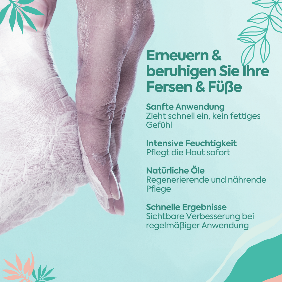 Clasy Care Perfekte Fuß- und Fersenpflege gegen Risse – 100 ml
