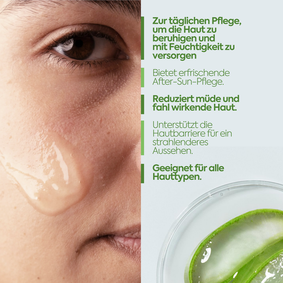 Clasy Care Aloe Vera Gel Maske – 20 Beutel á 10ml