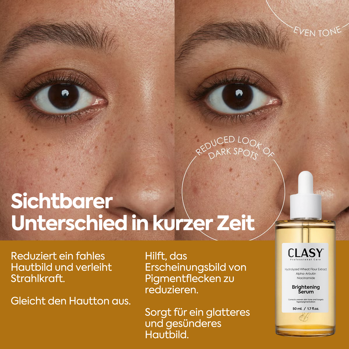 Clasy Care Brightening Serum, 50 ml