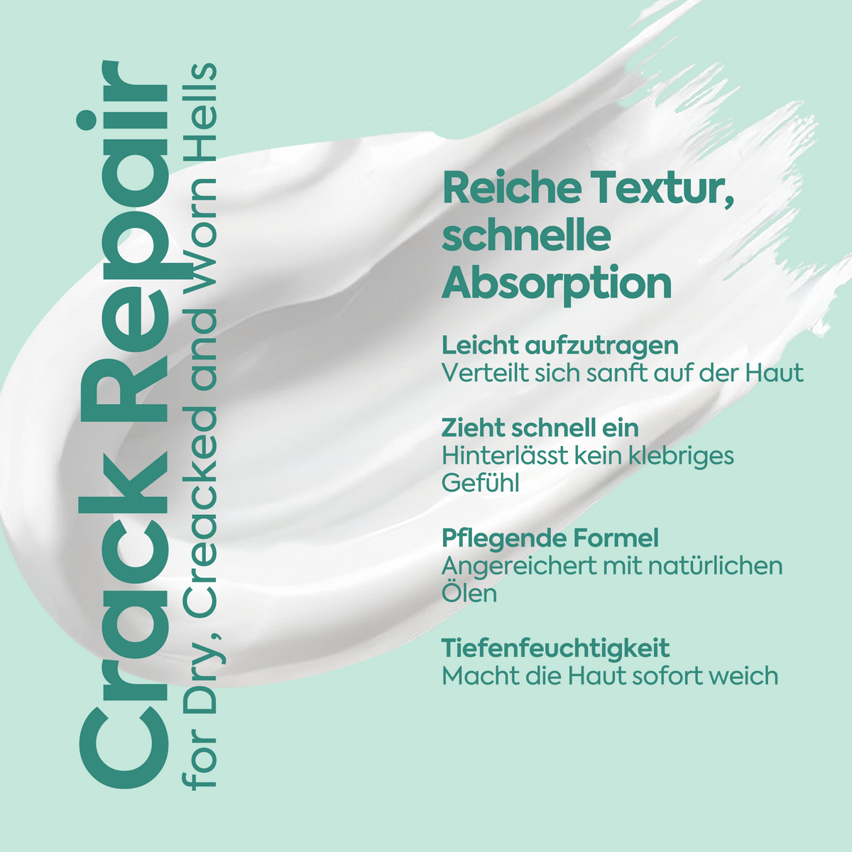 Clasy Care Perfekte Fuß- und Fersenpflege gegen Risse – 100 ml