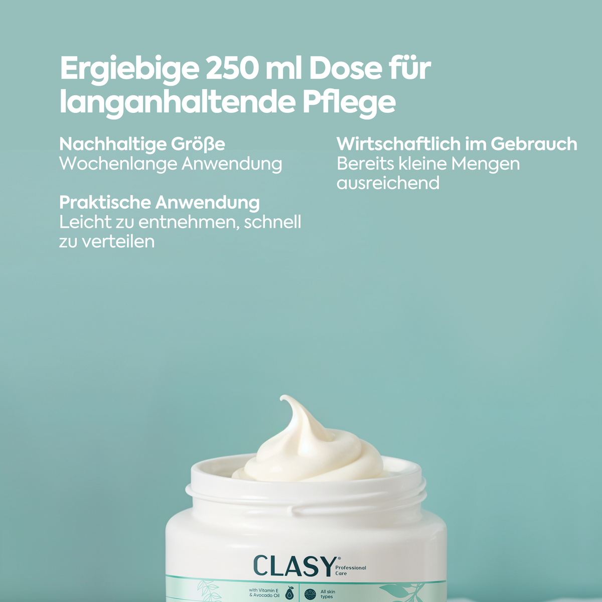 Clasy Care Perfekte Fuß- und Fersenpflege gegen Risse – 100 ml