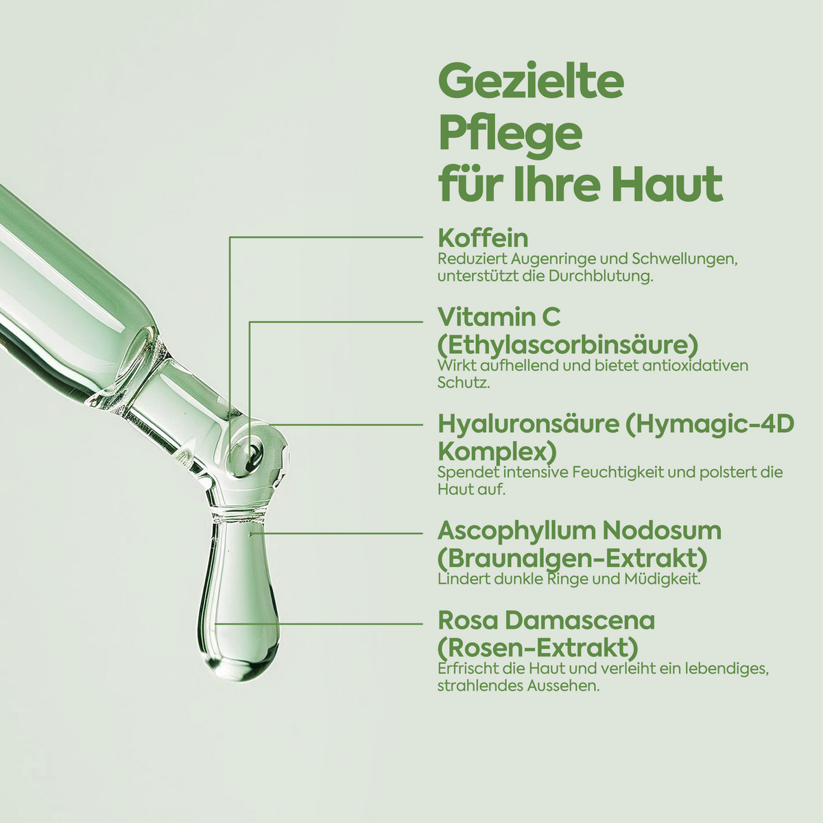 Clasy Care Augenkontur-Serum gegen Tränensäcke – Radiant Eye Contour Serum 50ml