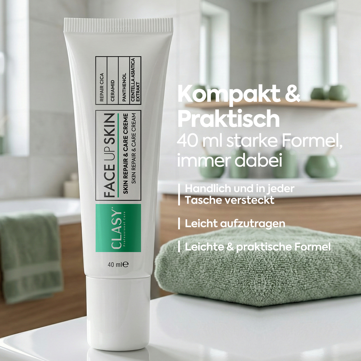 Clasy Care Perfekte Hautregenerierende Creme – FACEUPSKIN® Repair Cream 40 ml