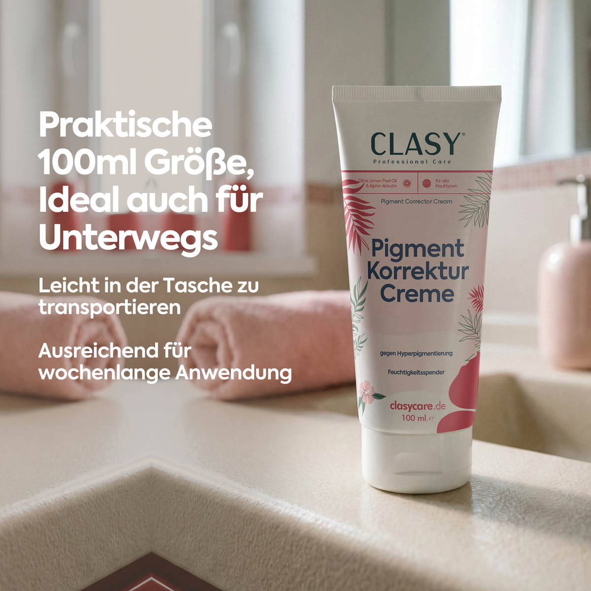 Clasy Care Anti-Flecken & Hautton-Ausgleichende Albanische Formel – Pigment Korrektur Creme 100 ml
