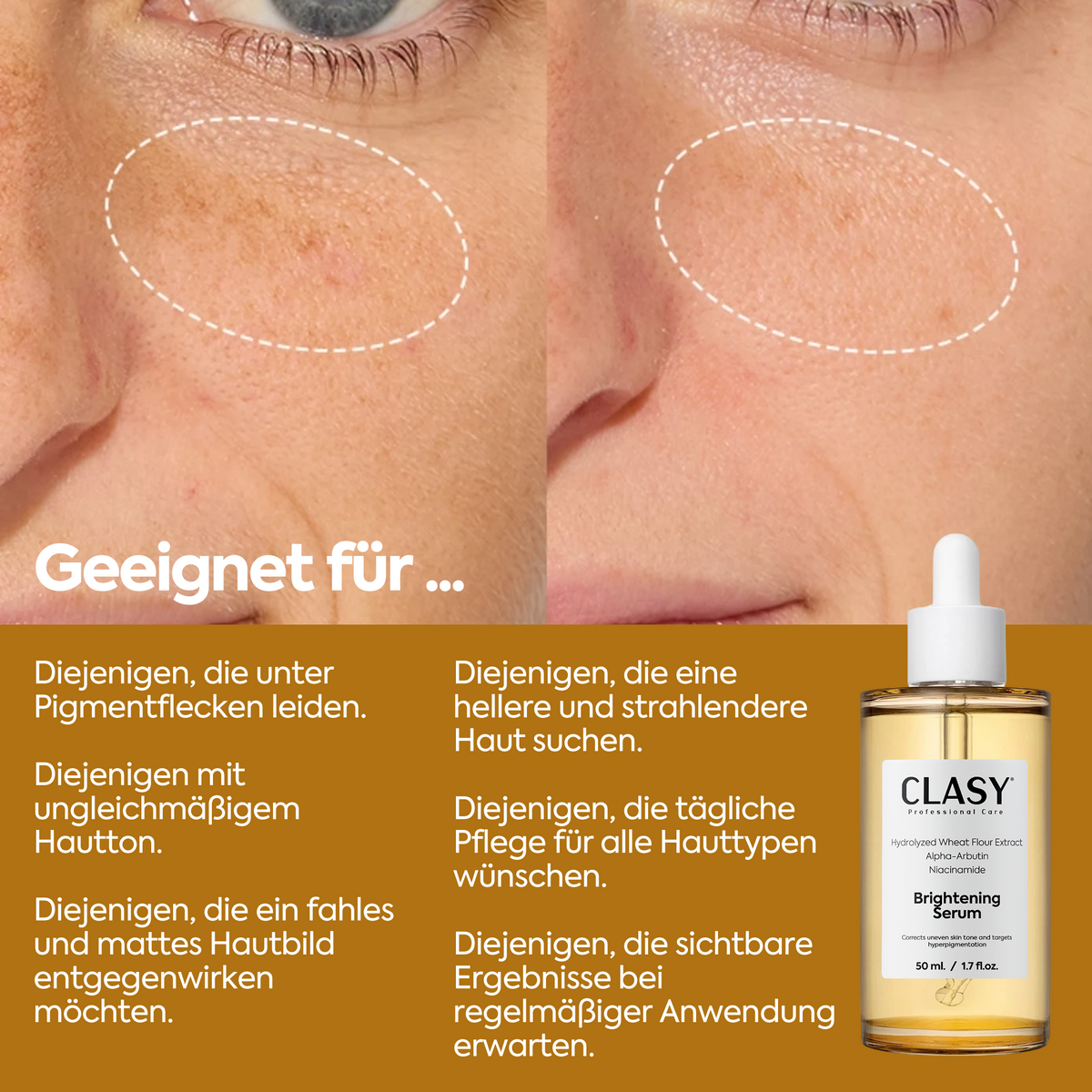 Clasy Care Brightening Serum, 50 ml