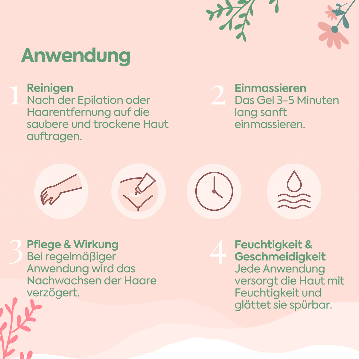 Clasy Care Haarreduzierende Pflege nach der Epilation – Bye-Bye Hairs 100 ml