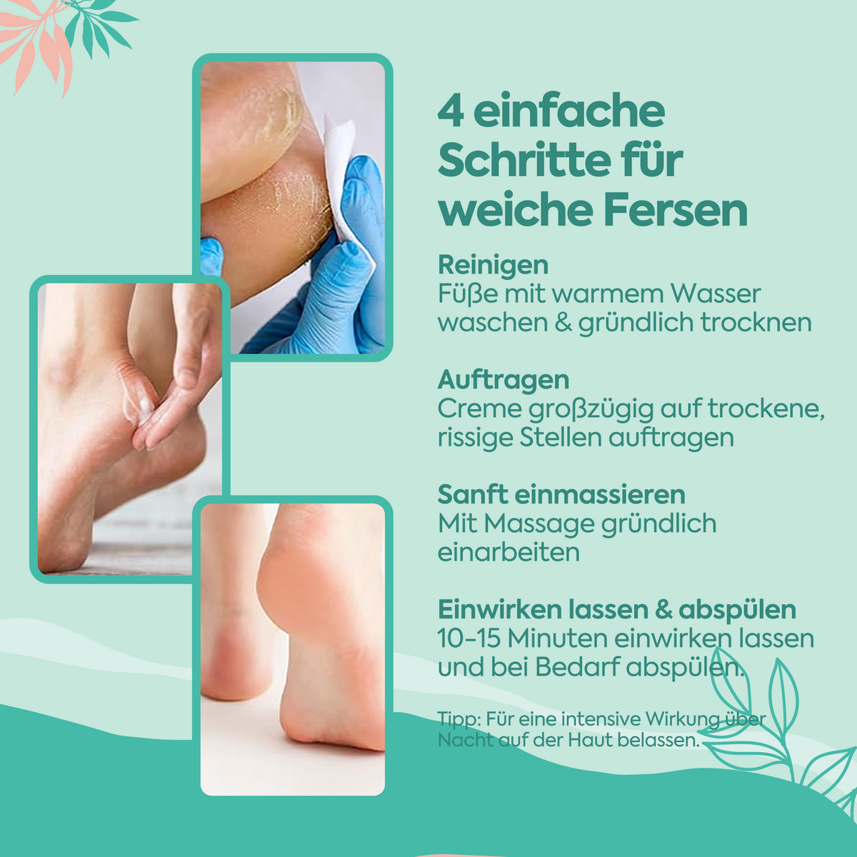 Clasy Care Perfekte Fuß- und Fersenpflege gegen Risse – 100 ml