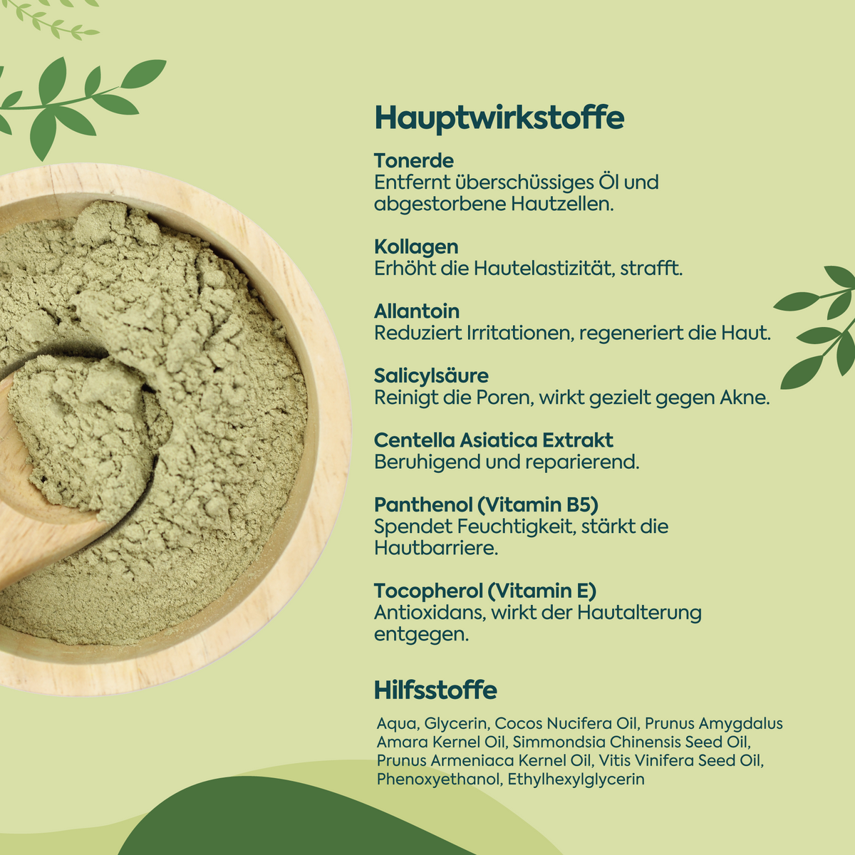 Clasy Care Tonerde-Maske gegen abgestorbene Hautzellen – 100 ml
