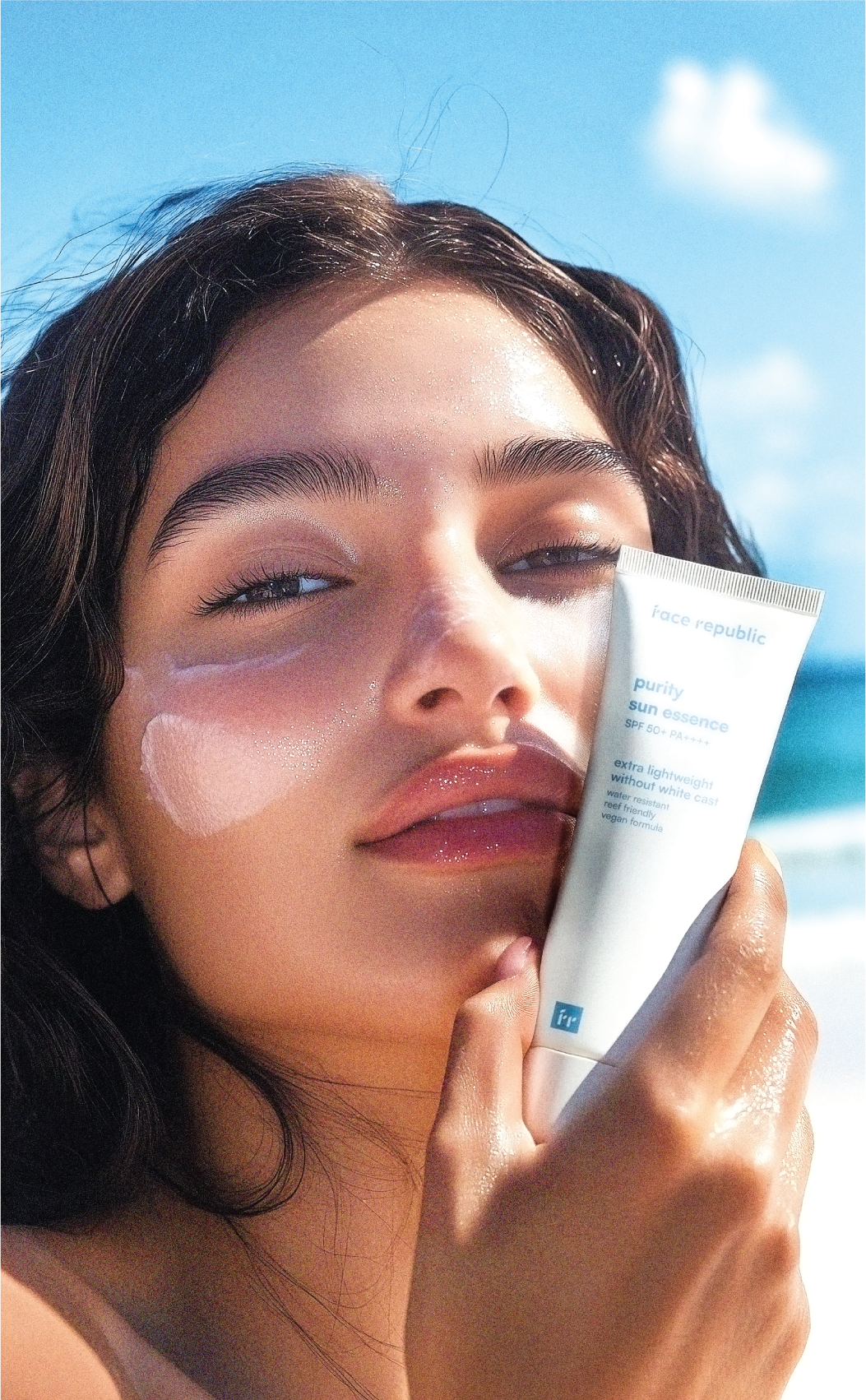Face Republic Sonnenschutz-Essenz Produktdetail