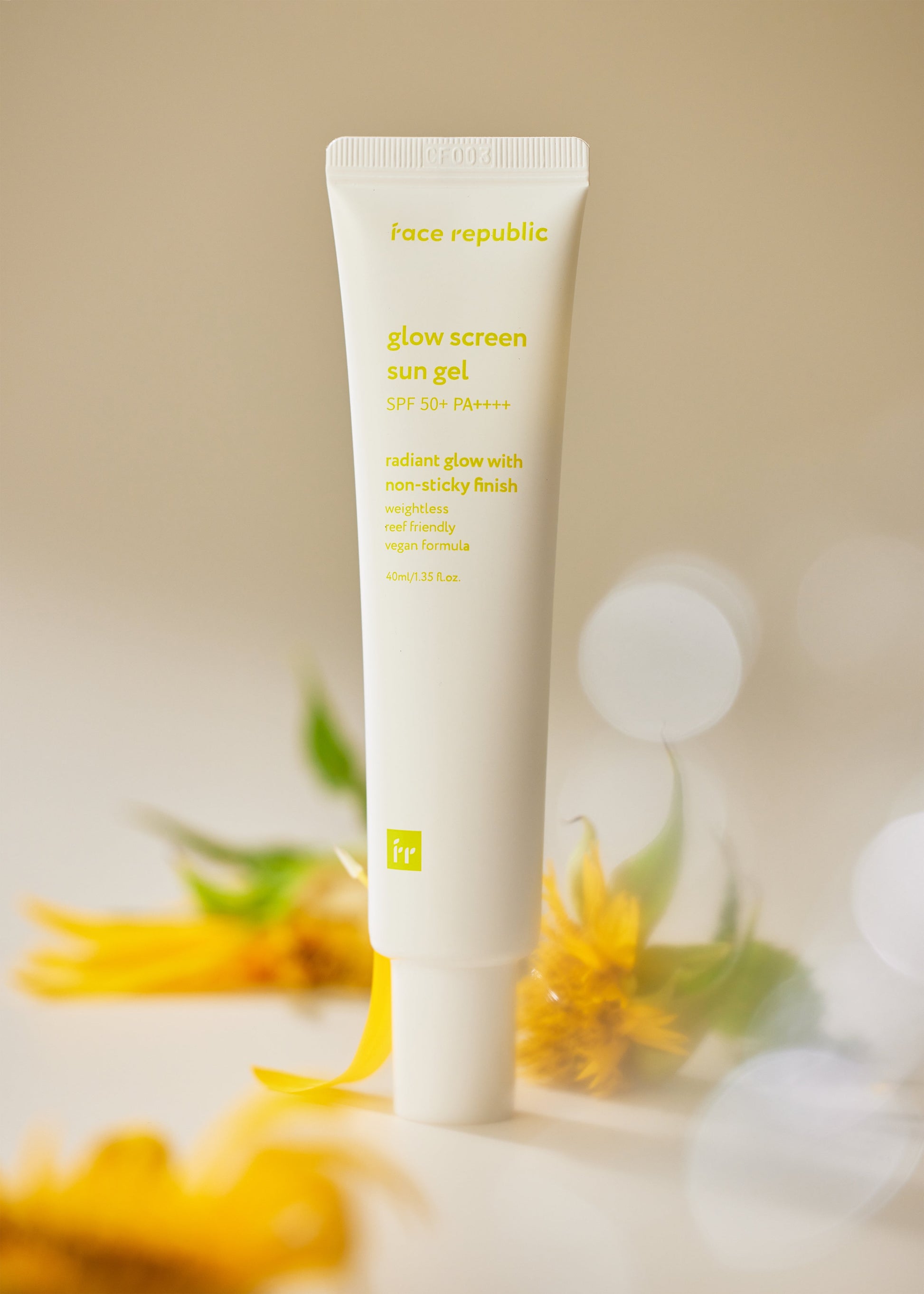 Face Republic Glow Sun Gel Anwendung
