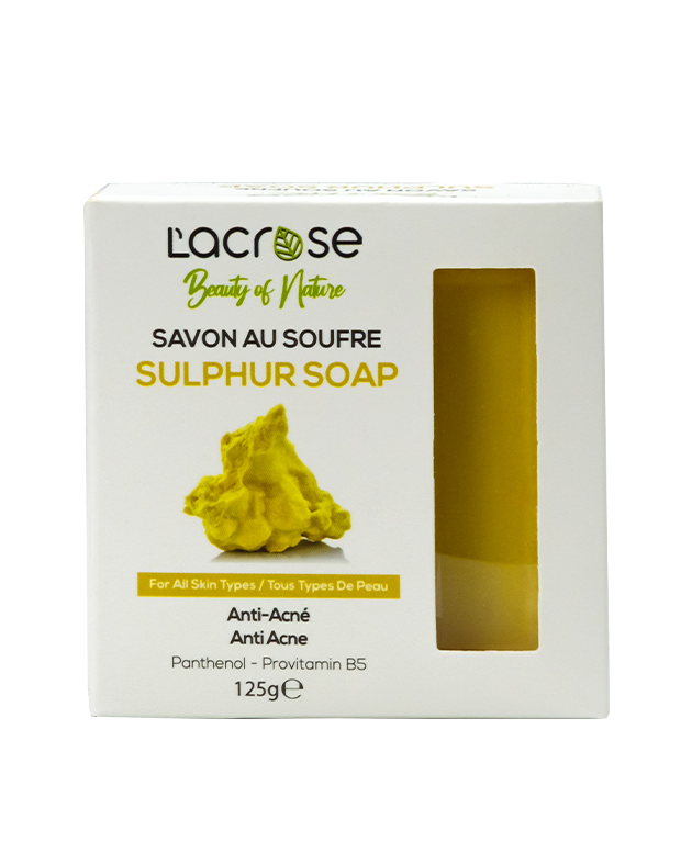 L'acrose Schwefel Seife gegen Akne und Hautunreinheiten