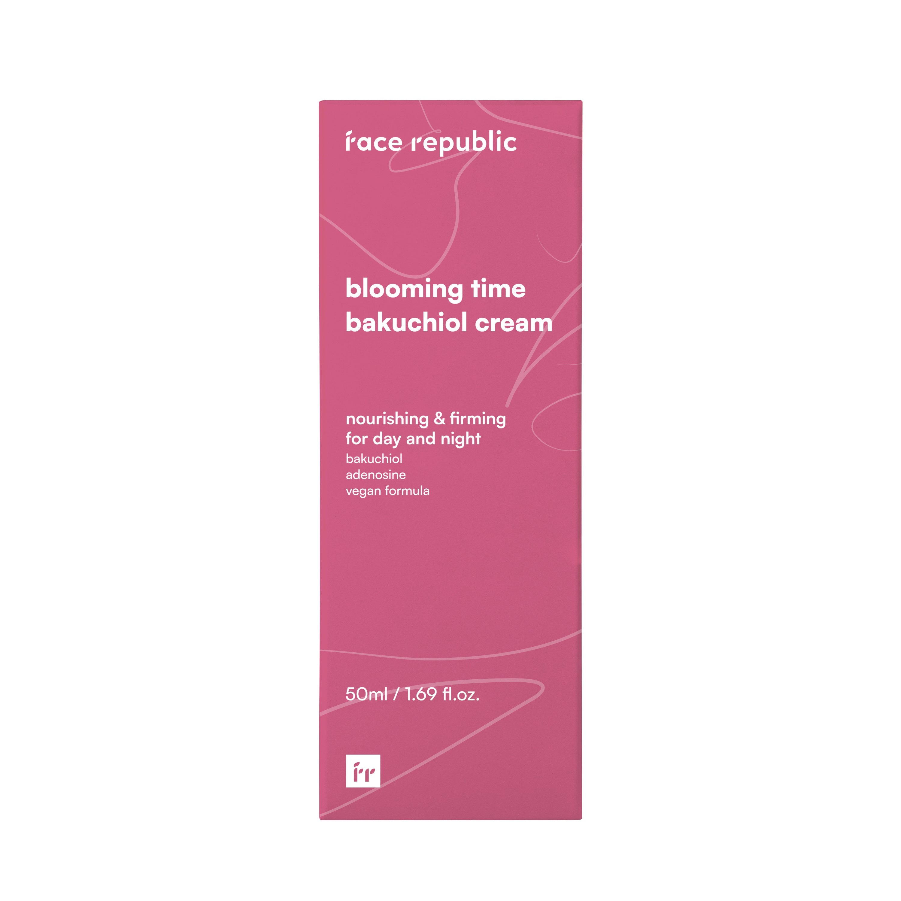 Verpackung der Face Republic Blooming Bakuchiol Pflegecreme
