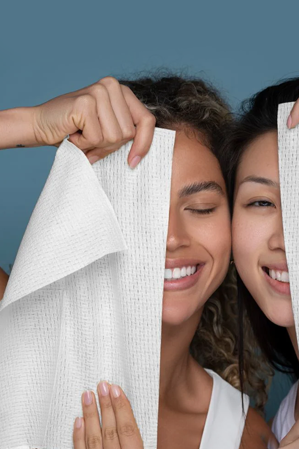 Clasy Care Clean Towels XL – 50 Stück Make-up & Gesichtreinigungstücher