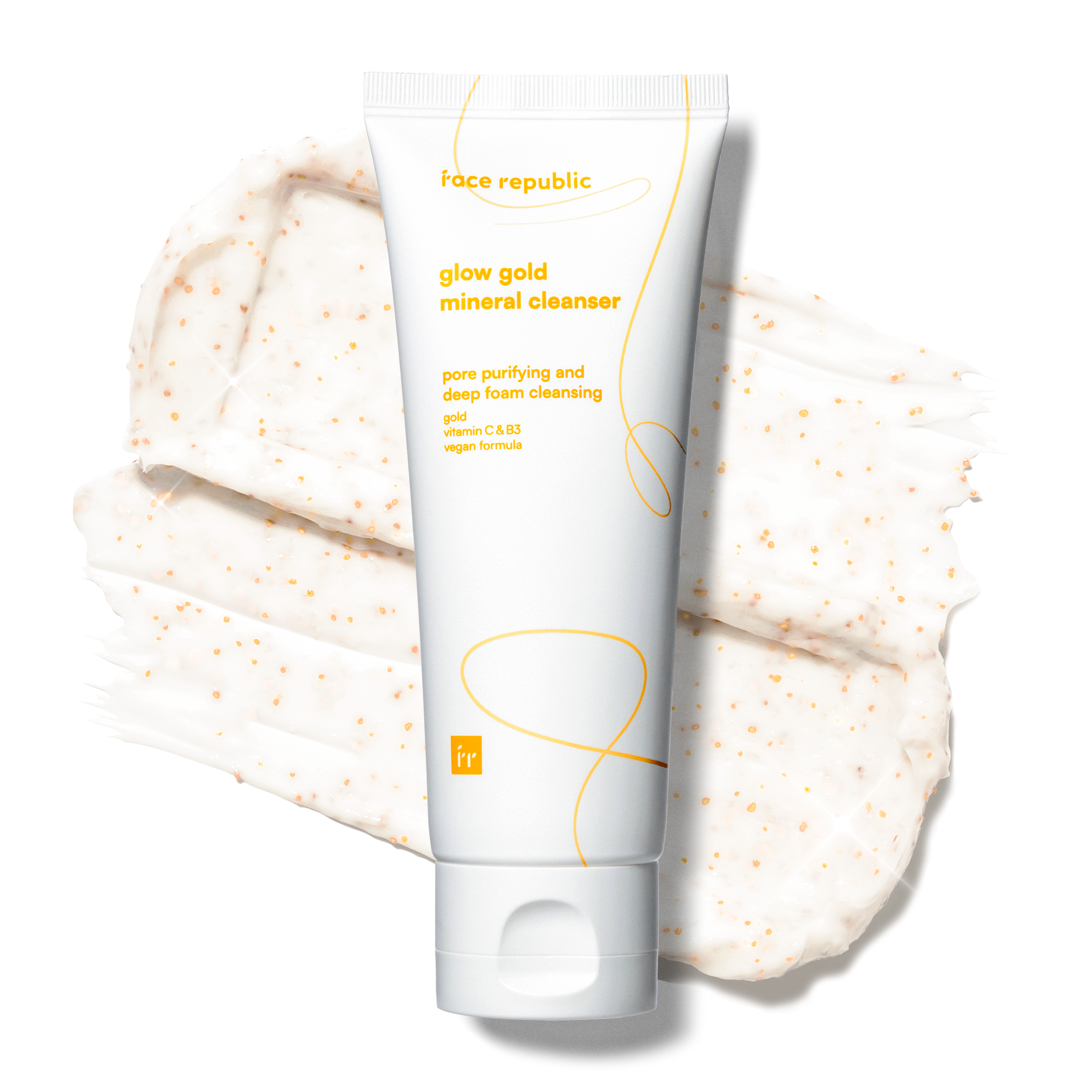 Face Republic Glow Gold Mineral Cleanser – Porentiefe Reinigung & strahlender Glow