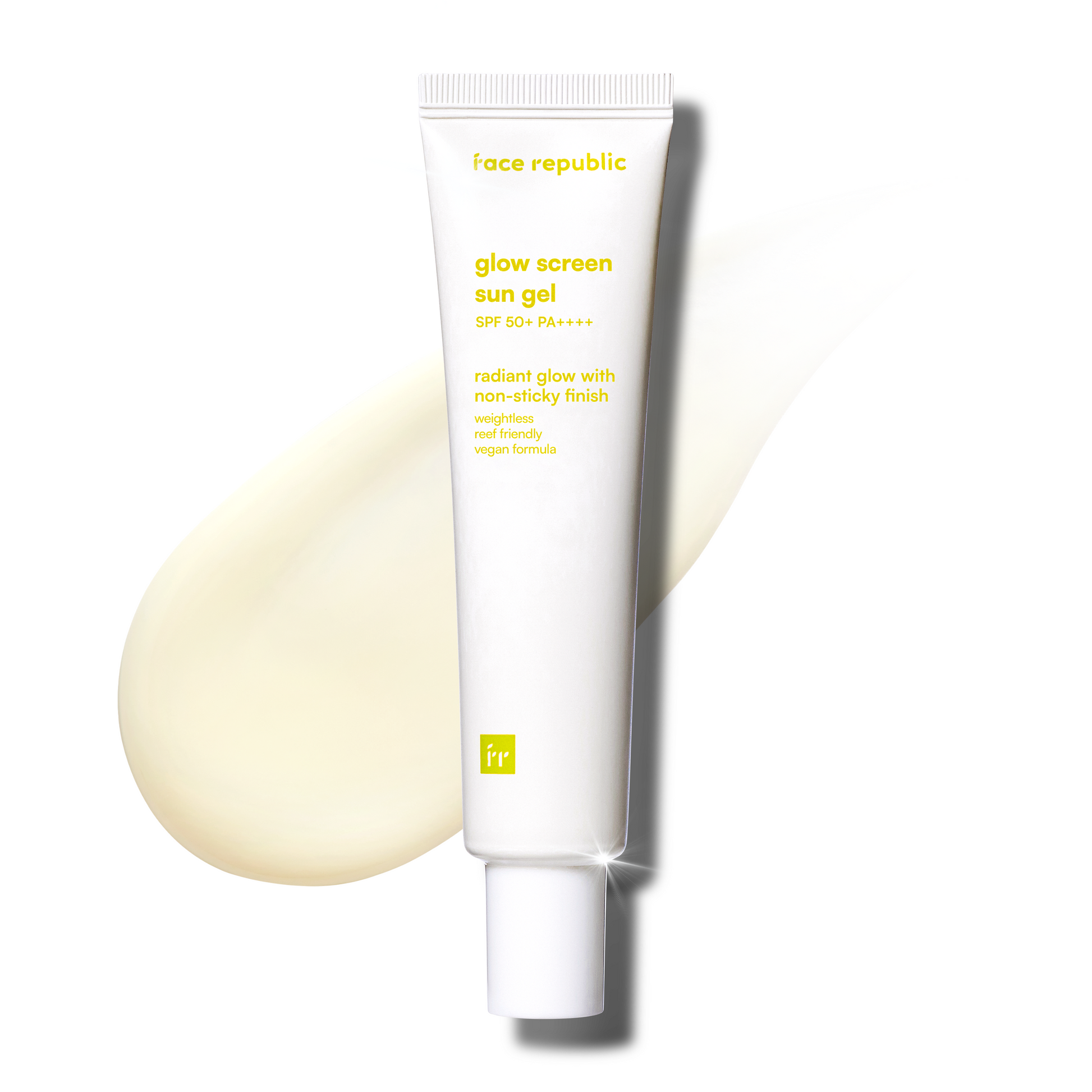 Textur des Face Republic Glow Sun Gels