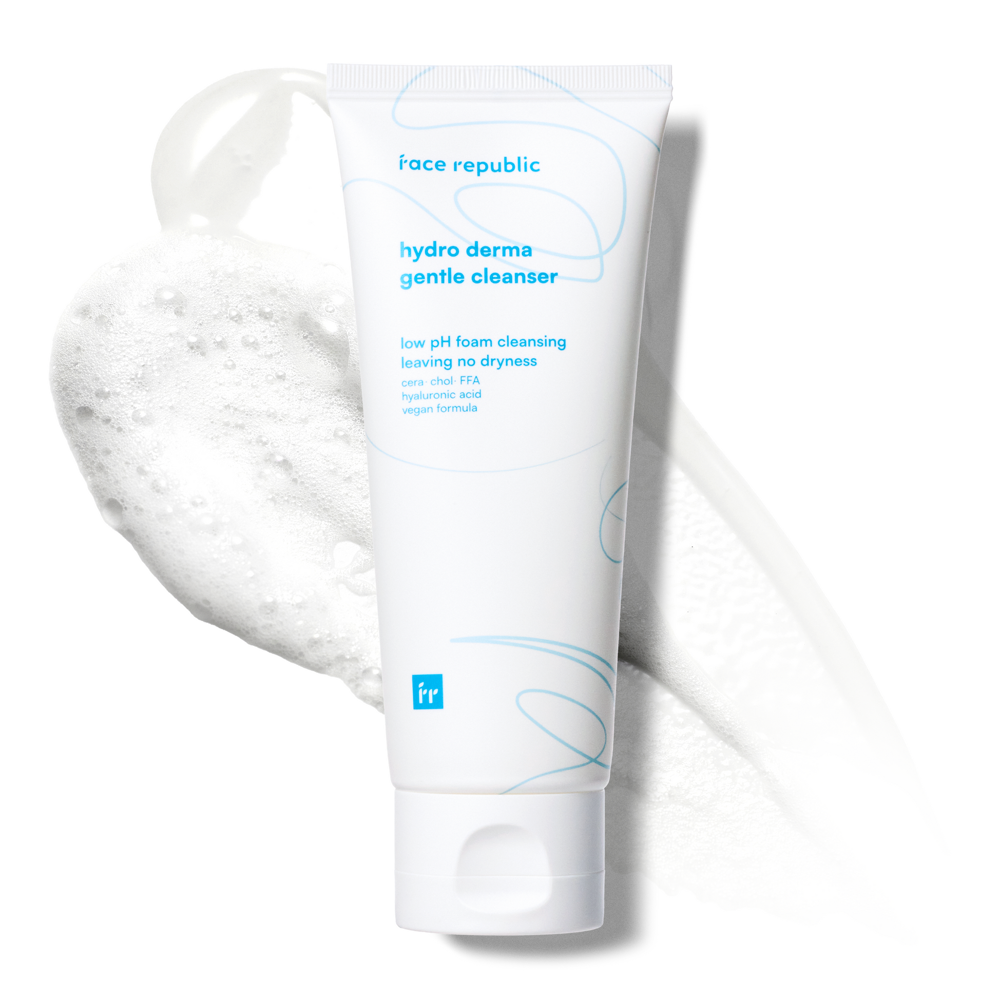 Textur des Face Republic Sanften Derma Gesichtsreinigers