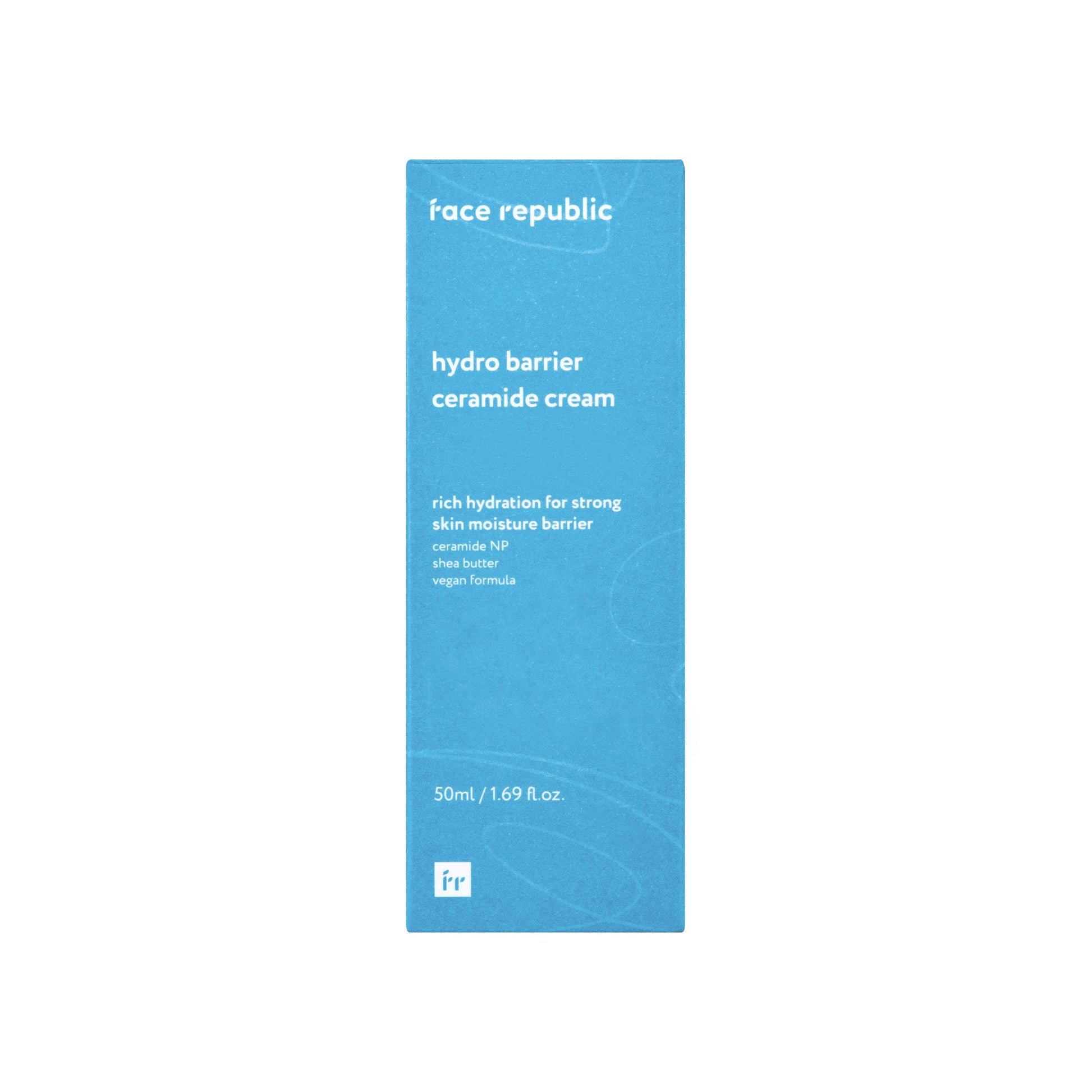 Verpackung der Face Republic Hydro Barrier Ceramid-Creme