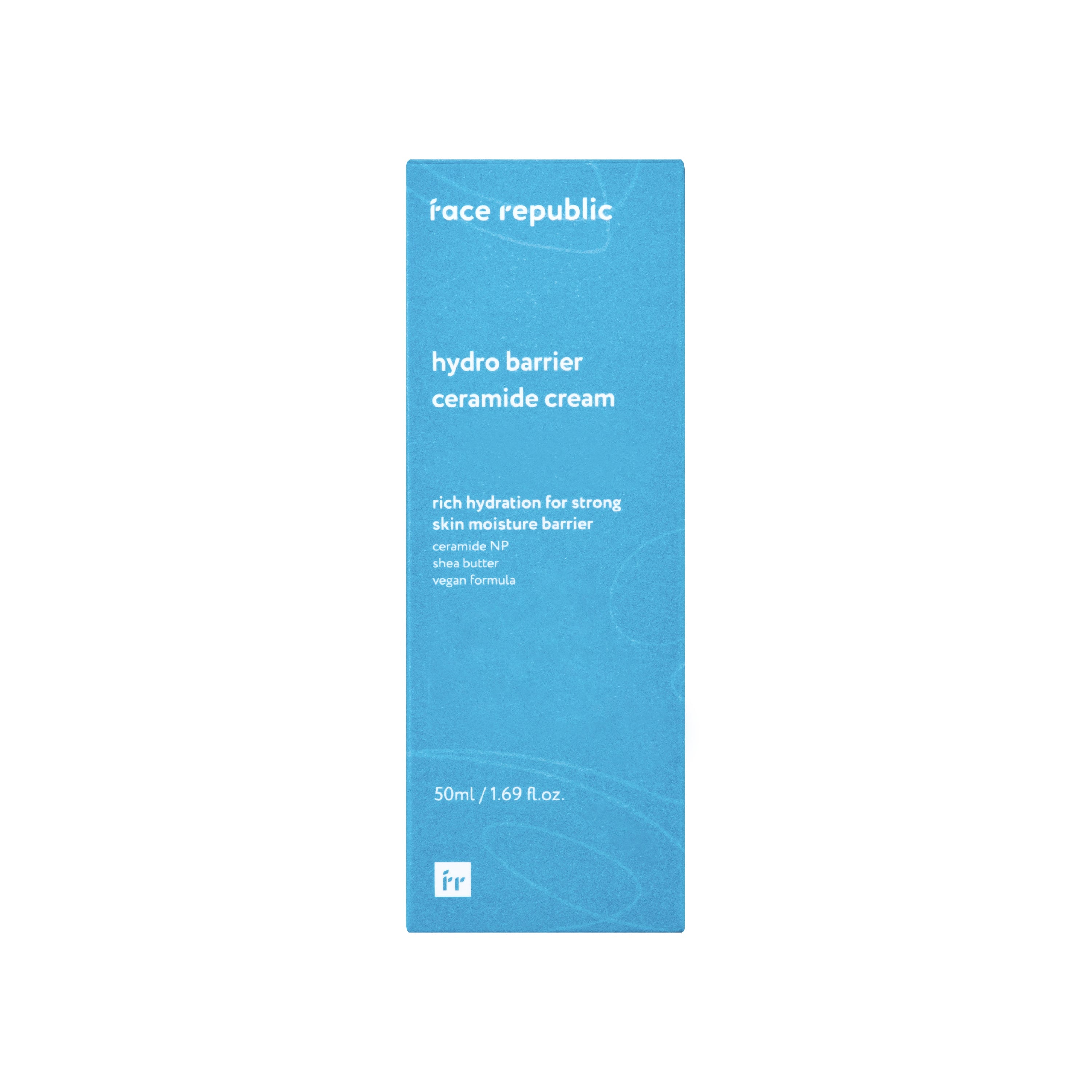 Verpackung der Face Republic Hydro Barrier Ceramid-Creme