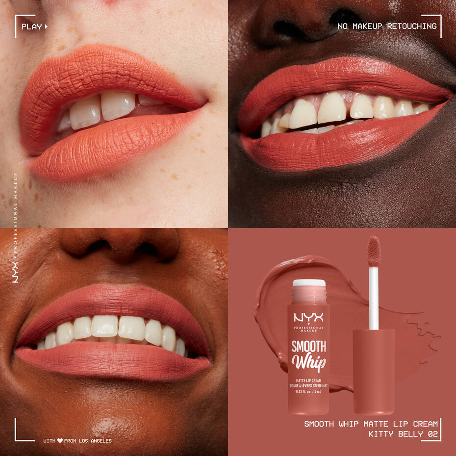 NYX Smooth Whip Matte Lip Cream Anwendungsbeispiel