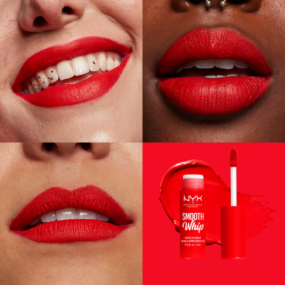 NYX Smooth Whip Matte Lip Cream Icing On Top Anwendung