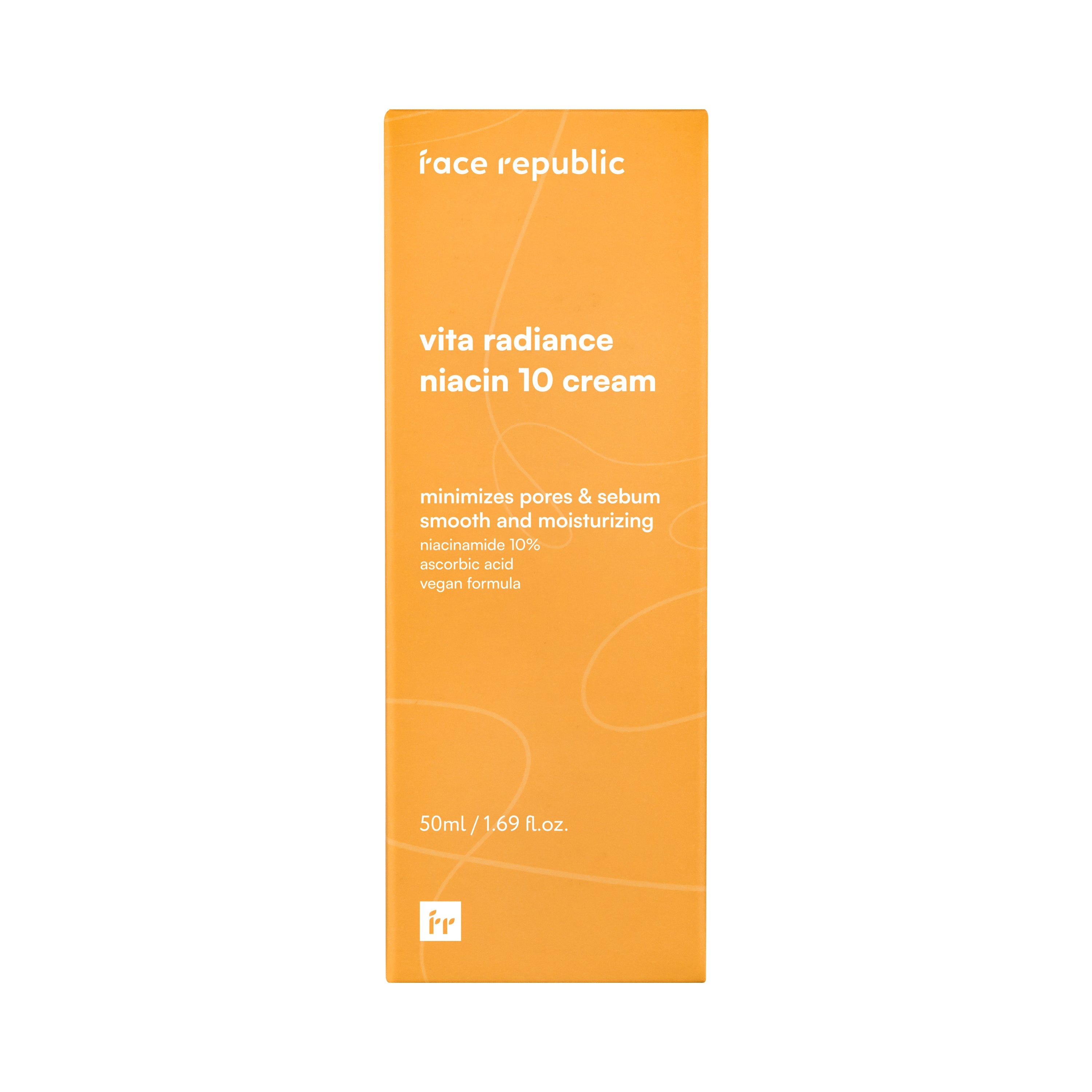 Verpackung der Face Republic Vita Radiance Niacin 10 Creme