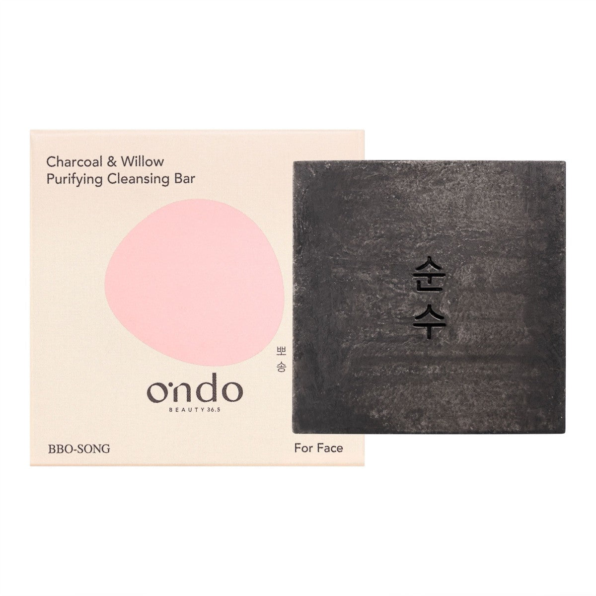 Ondo Beauty 36.5 Charcoal & Willow Purifying Cleansing Bar