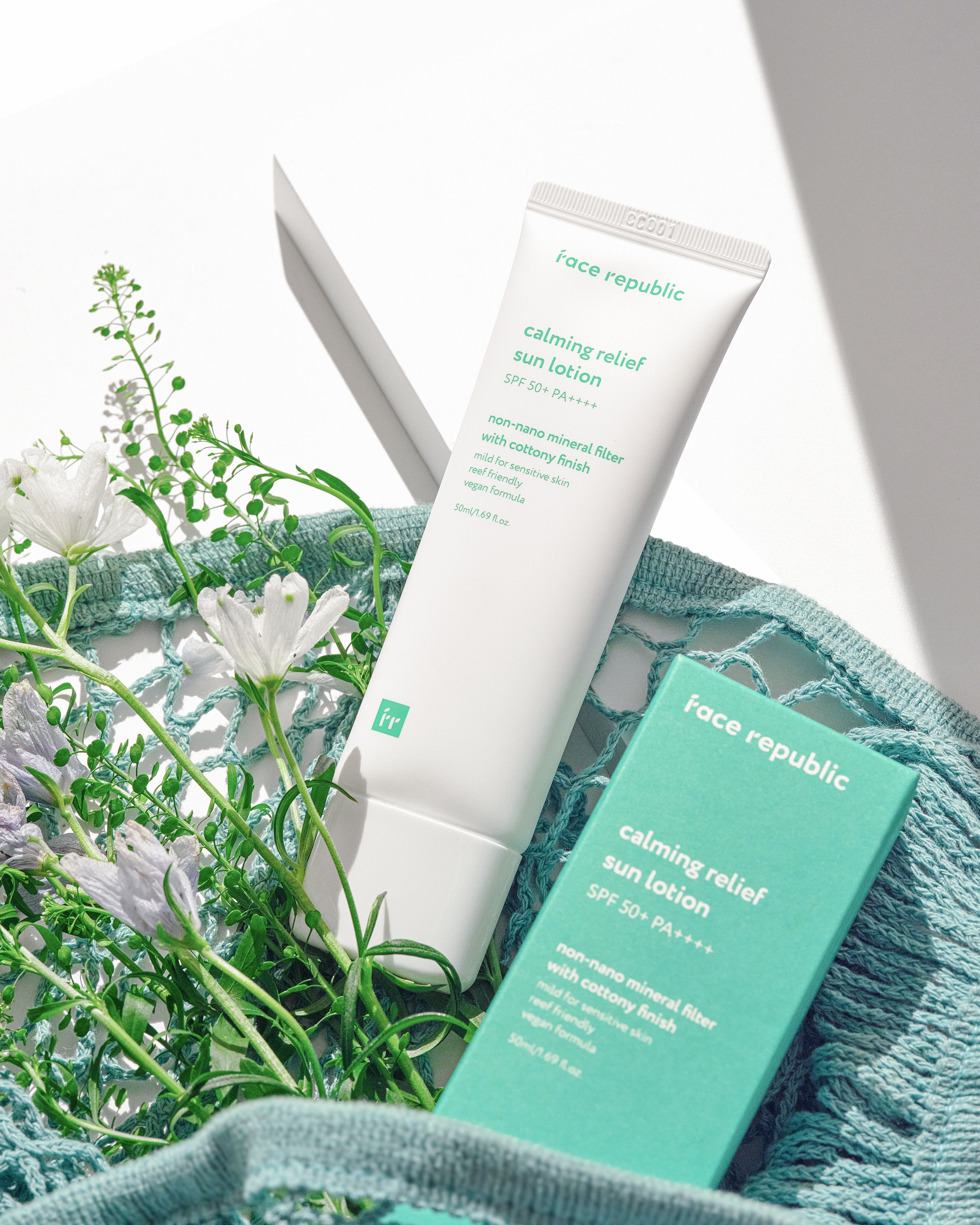 Face Republic Beruhigende Sonnenlotion, reef-friendly